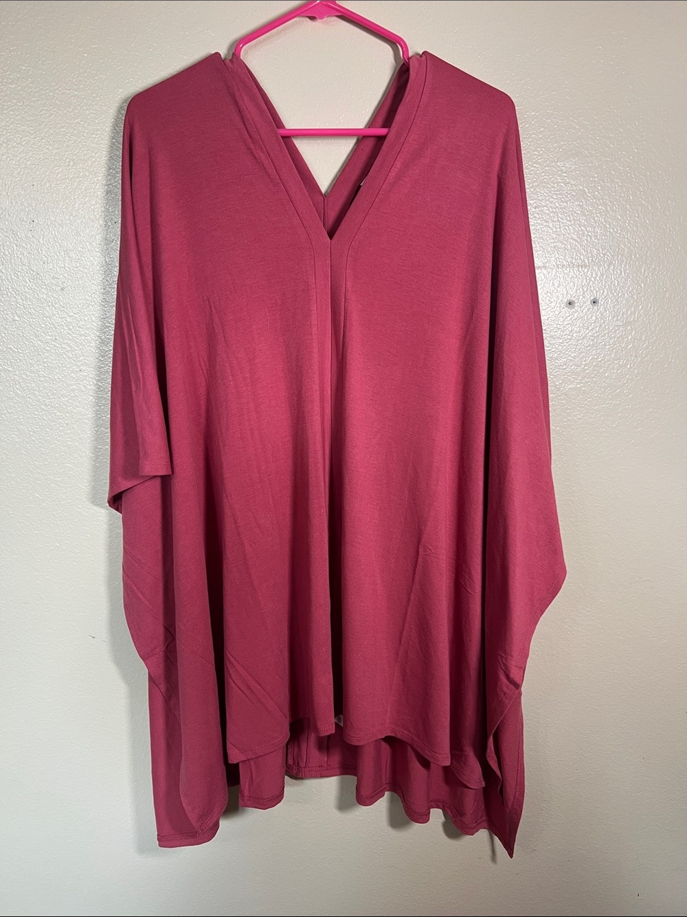 Zenana Outfitters Roseberry V-Neck Draped Tunic